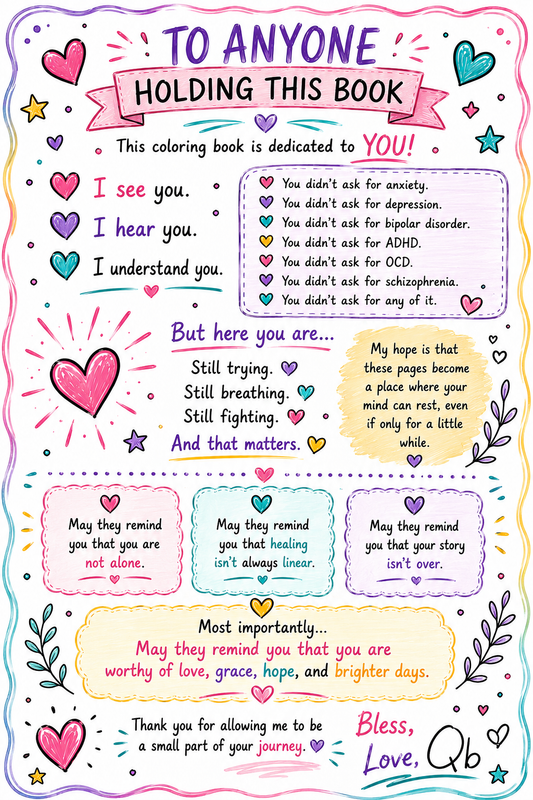 Mental Health Coloring Book