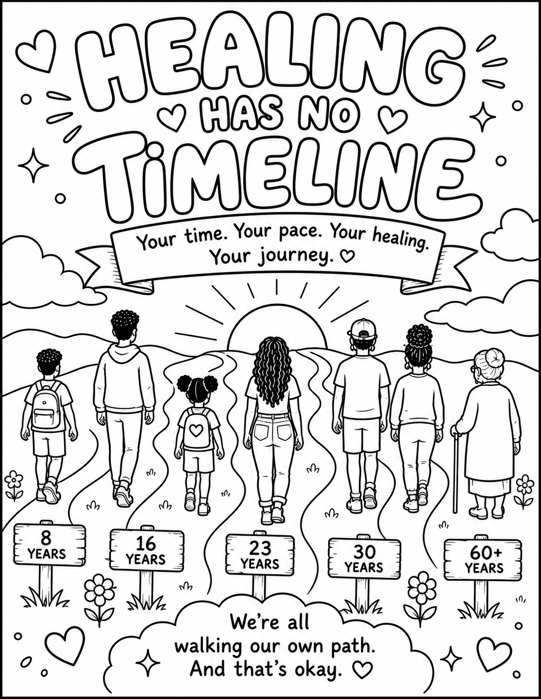 Mental Health Coloring Book