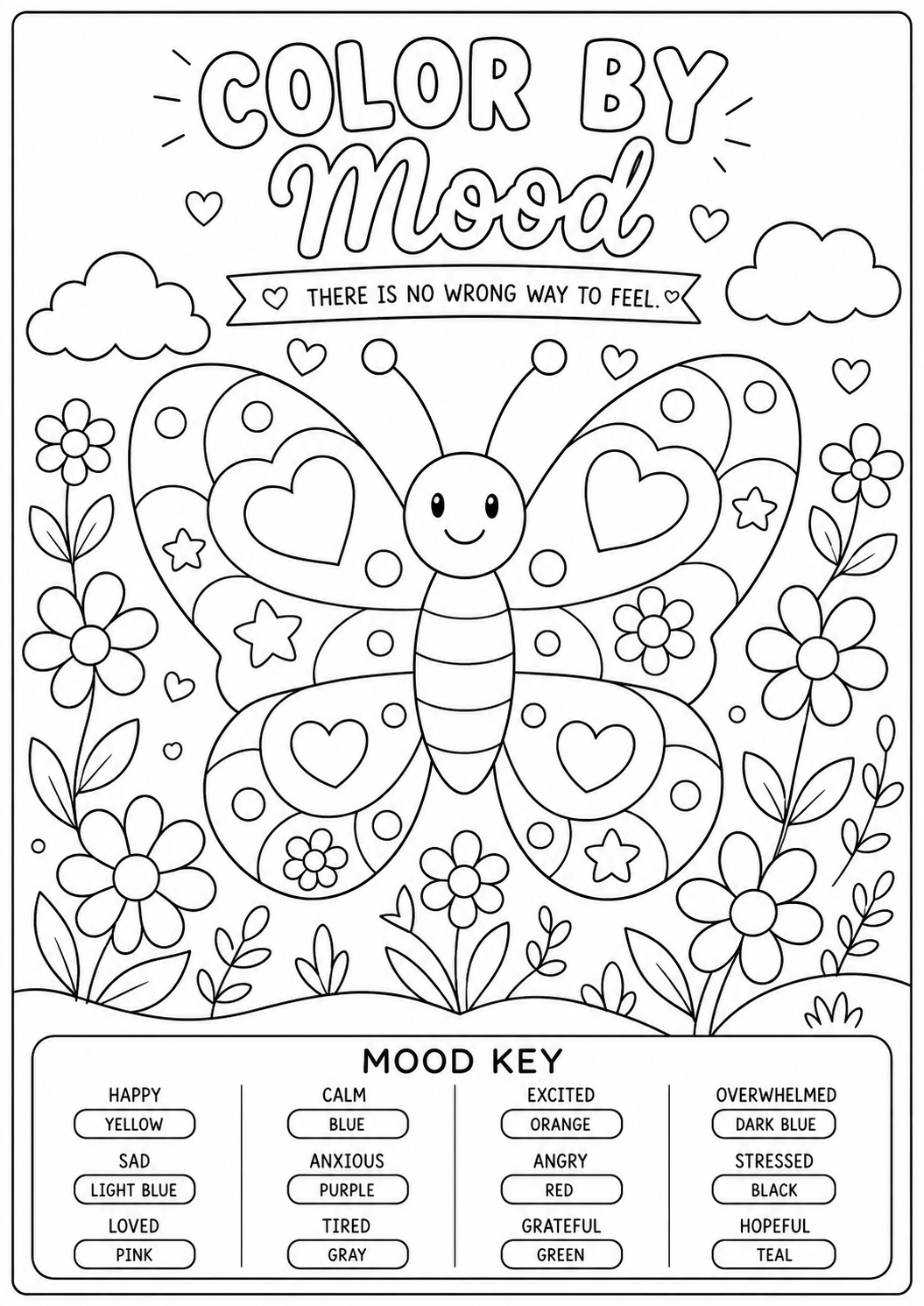 Mental Health Coloring Book
