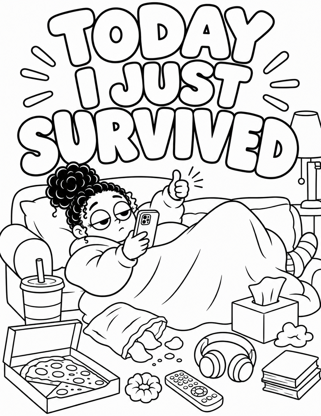 Mental Health Coloring Book